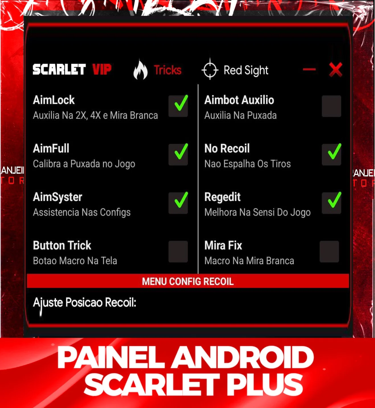 PAINEL SCARLET PLUS ANDROID