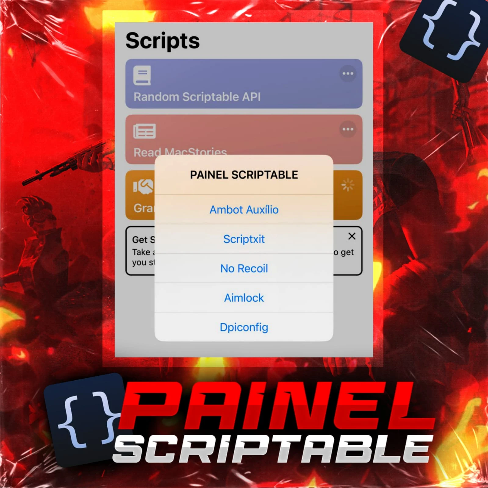 PAINEL SCRIPTABLE IOS