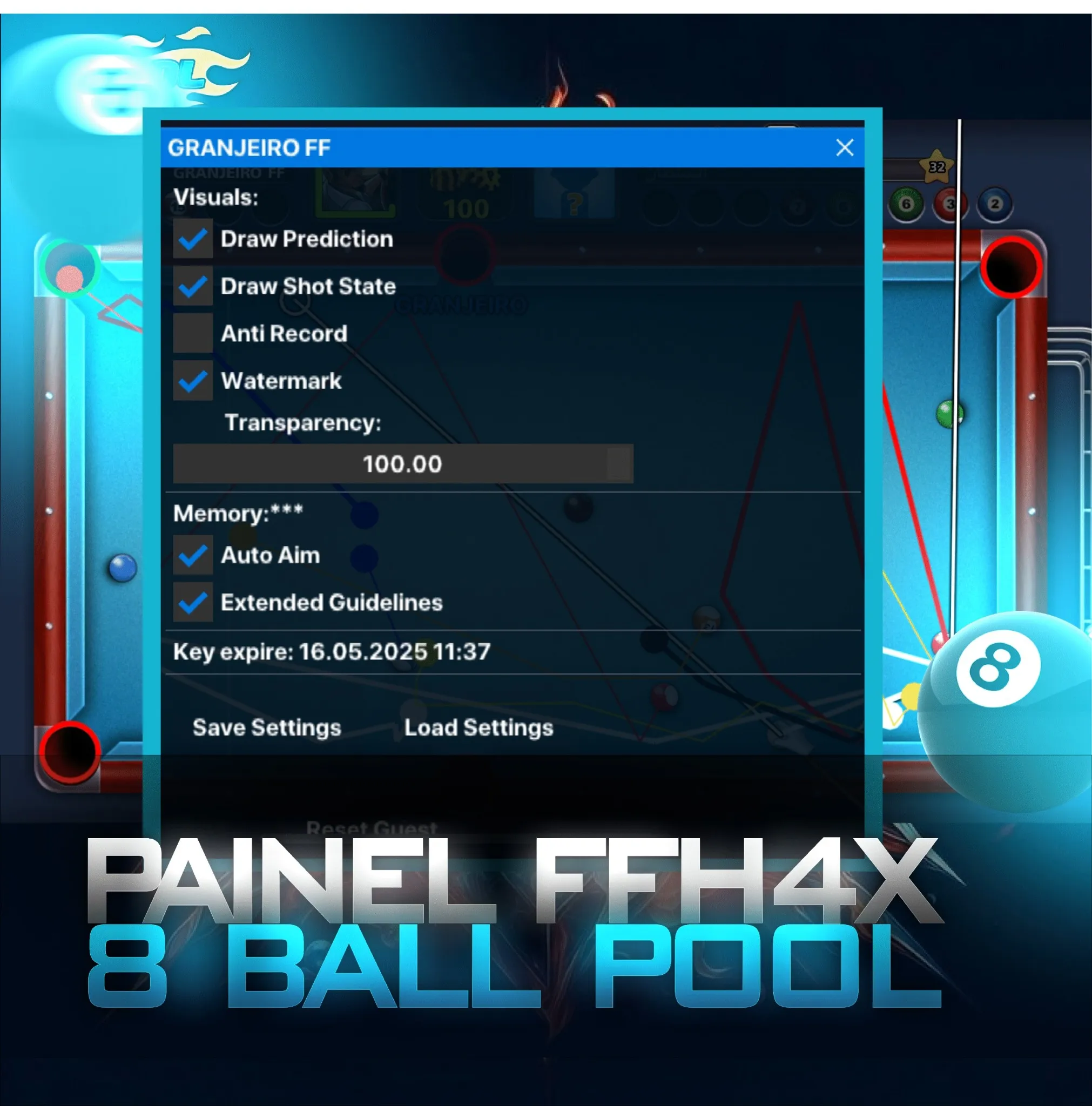 PAINEL HACK 8 BALLPOOL ANDROID