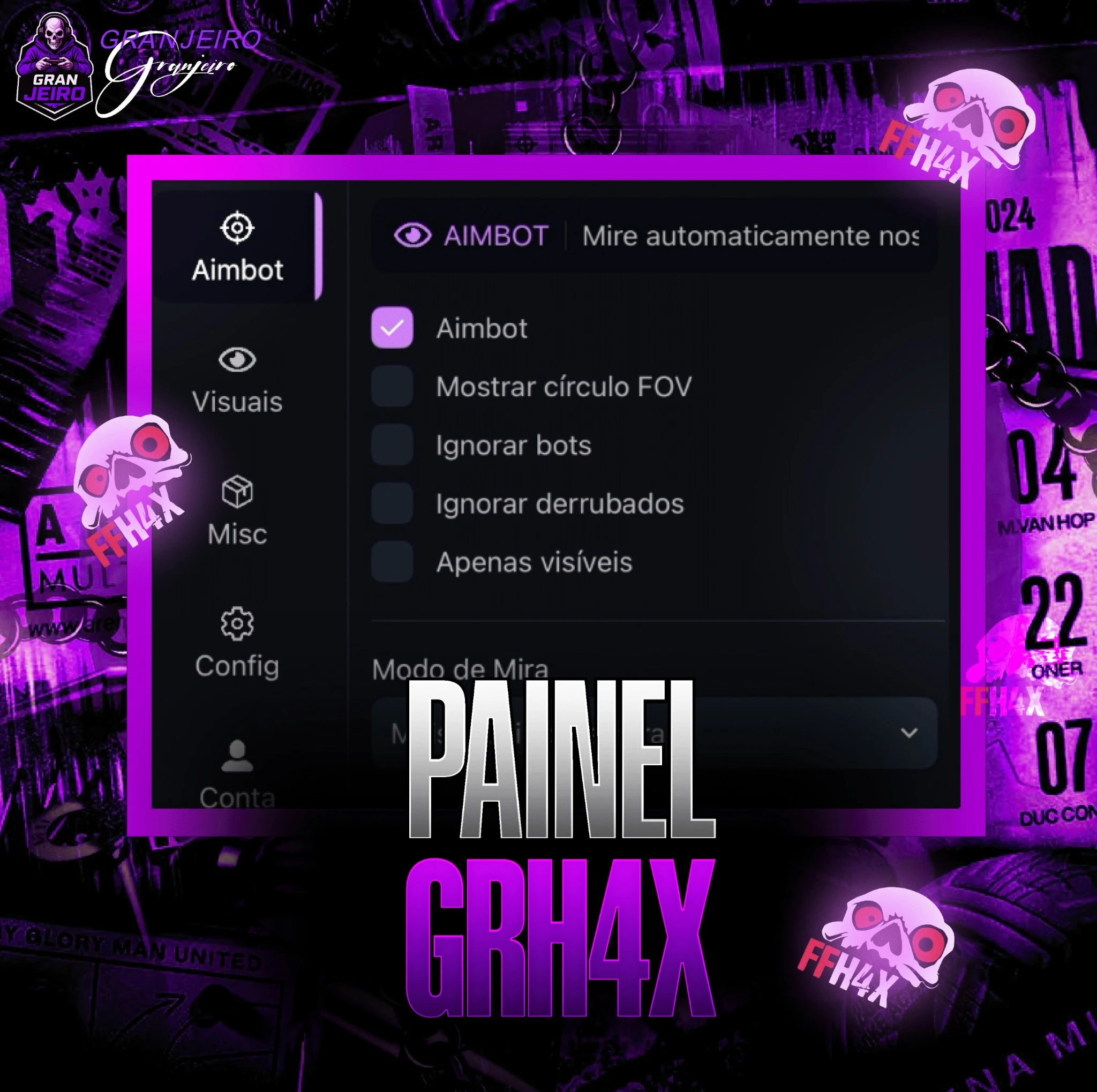 PAINEL GRH4X ANDROID